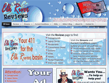 Tablet Screenshot of elkriverreviews.com
